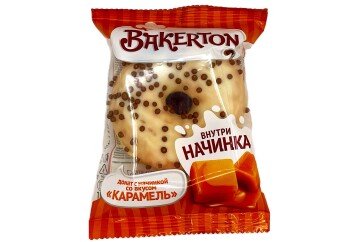 Bakerton Донат со вкусом клубничный джем 67г Россия